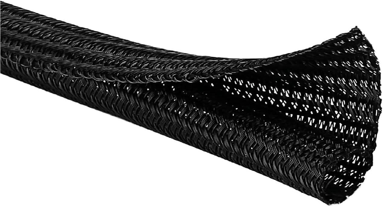 Funda trenzada cable cruzado alambre automotriz