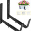 Soportes macetas pared 6-12pulg 70lb color negro