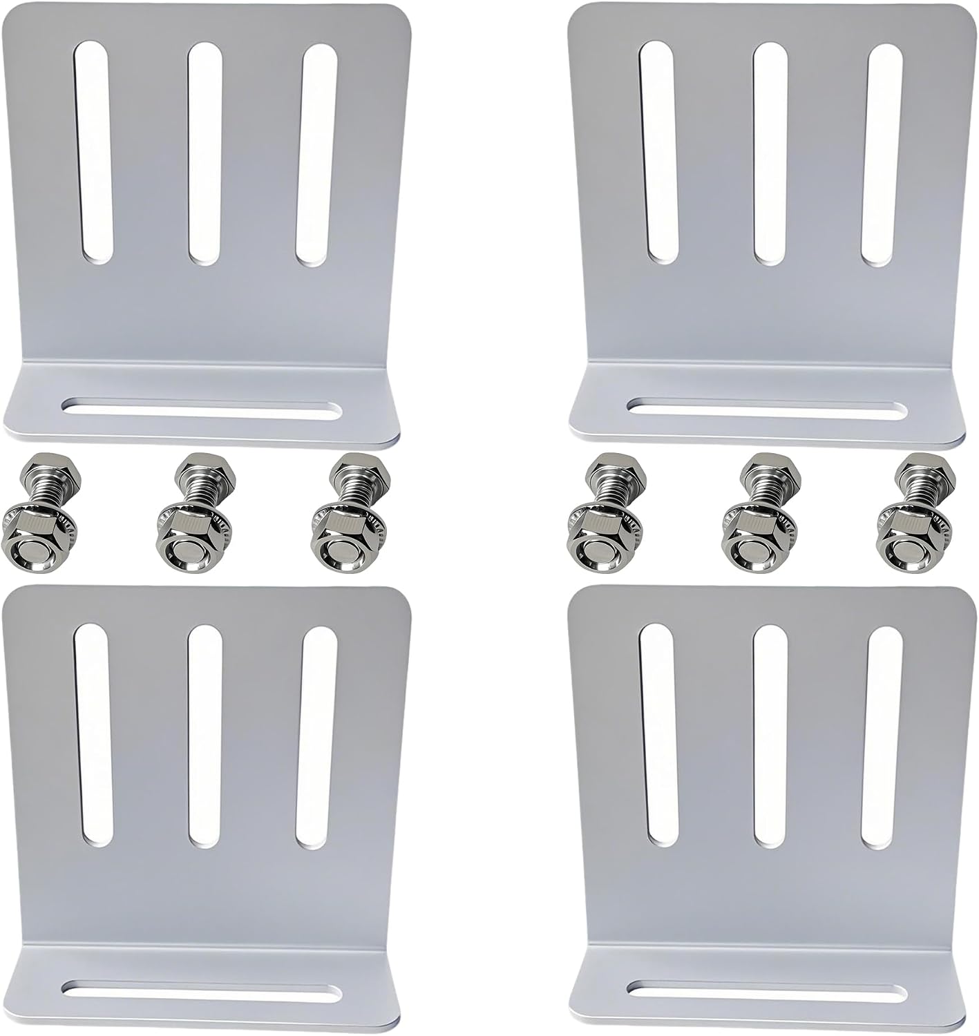 Soporte panel solar ajustable para techo pared 8 pzas