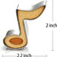 Cortador musical de galletas octava nota mini