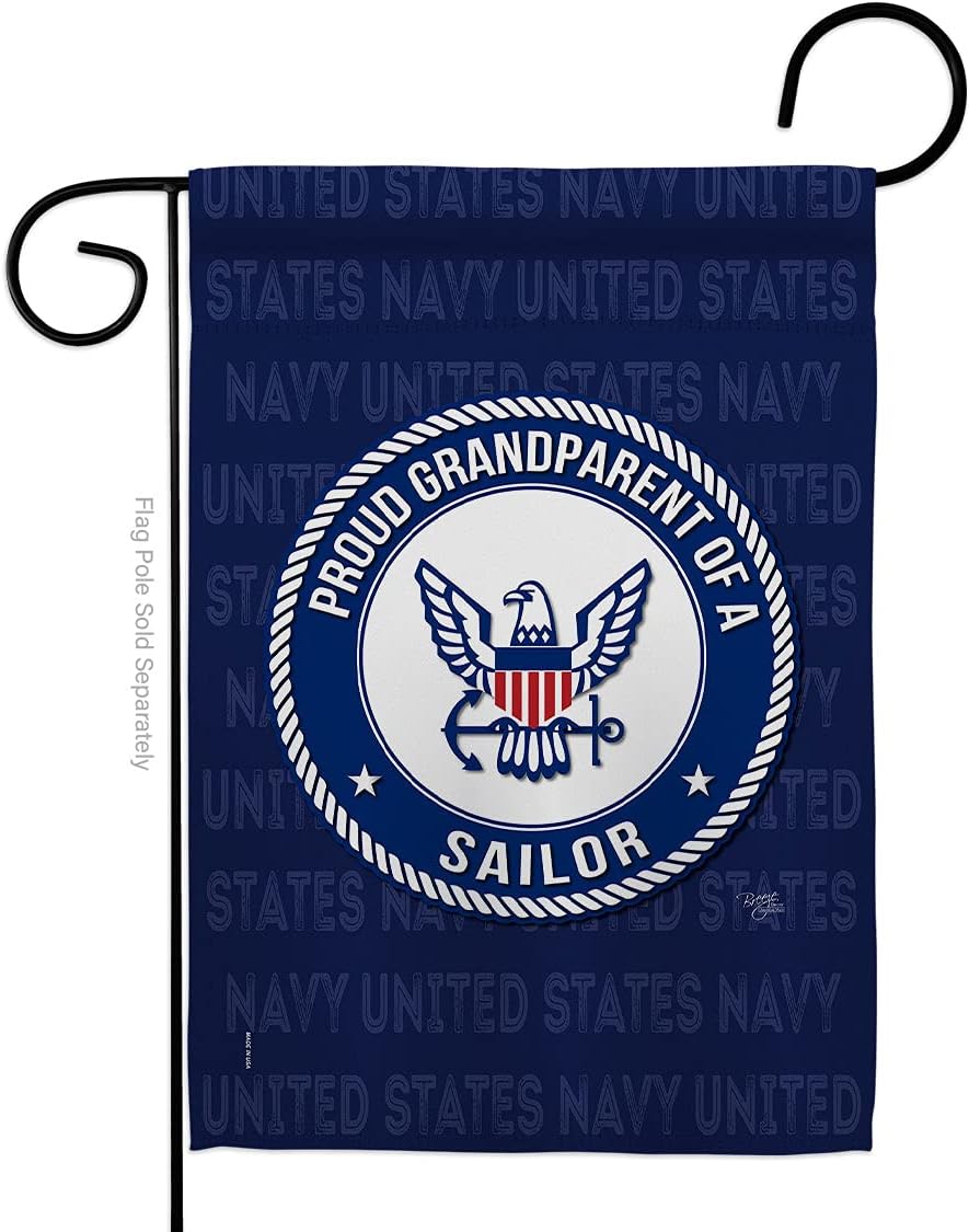 Bandera marinero USN Seabee azul marino para casa