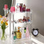 Organiz. baño 3 niveles acrílico transparente