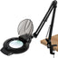 Lupa 10X 2200 lúmenes con luz y abrazadera negro