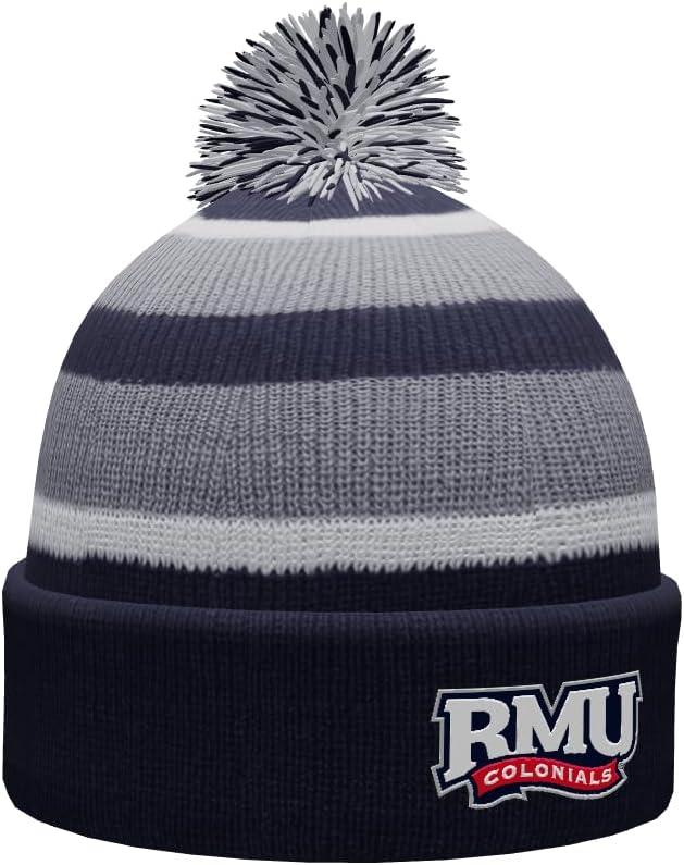 Gorro punto invierno con pompón plegable