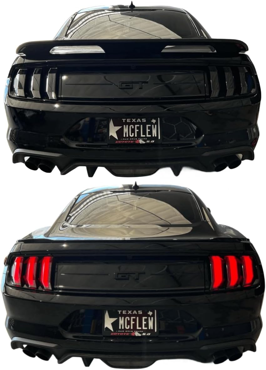 Fundas luces traseras Mustang Bullitt negro ahumado