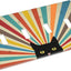 Placa interruptor arcoíris boho decorativa baño 4 gang