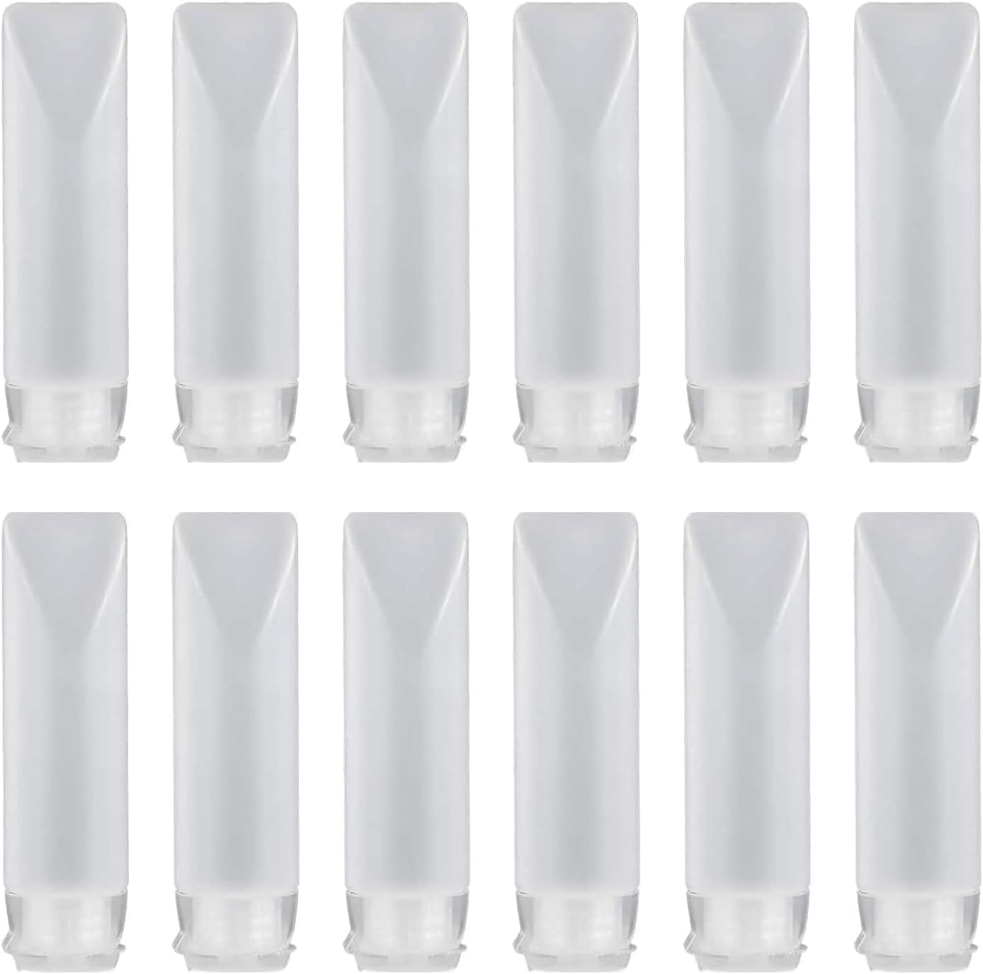 12 Pzas Botella Cosméticos Plástico 1.0oz Contenedor Reutilizable