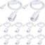 10 Cables Luz Colgante con Interruptor E26 E27