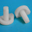 Bumper Glide para silla patio 3/4 tallo entallado 1/4