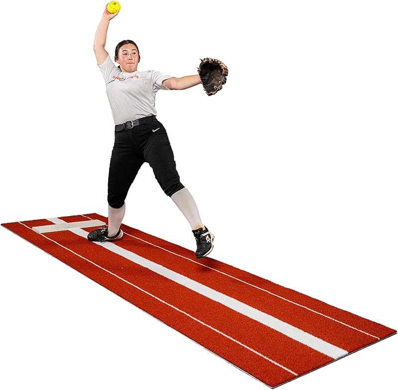 3x10m Tapete Béisbol SureGrip con Marcas de Línea