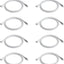 Cable extensión T5 T8 3 ft conector hembra doble 8 Pzas