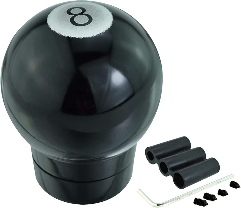 Pomo palanca cambios metal con 3 adaptadores para autos manuales
