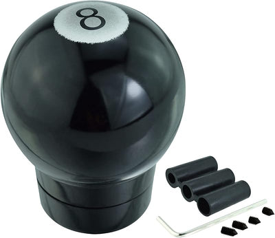 Pomo palanca cambios metal con 3 adaptadores para autos manuales
