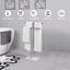 Toallero inox 2 niveles soporte T con base mármol