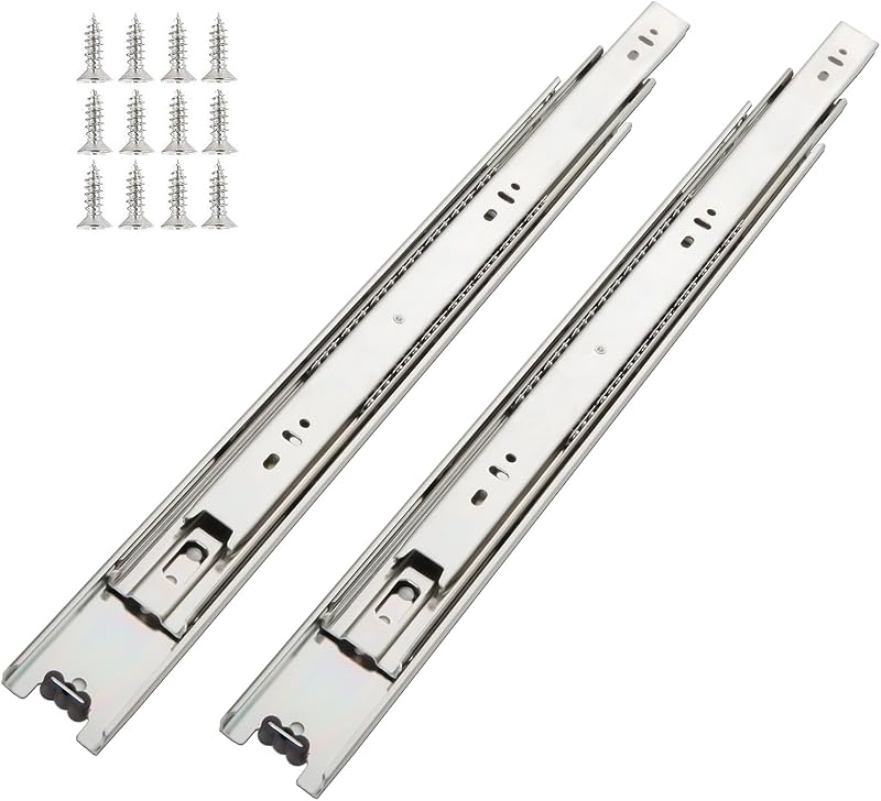 10 Pares Hardware Extensión 20" Rodamientos Cajones