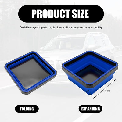 Bandeja magnética plegable silicona 4.5 con base doble cara