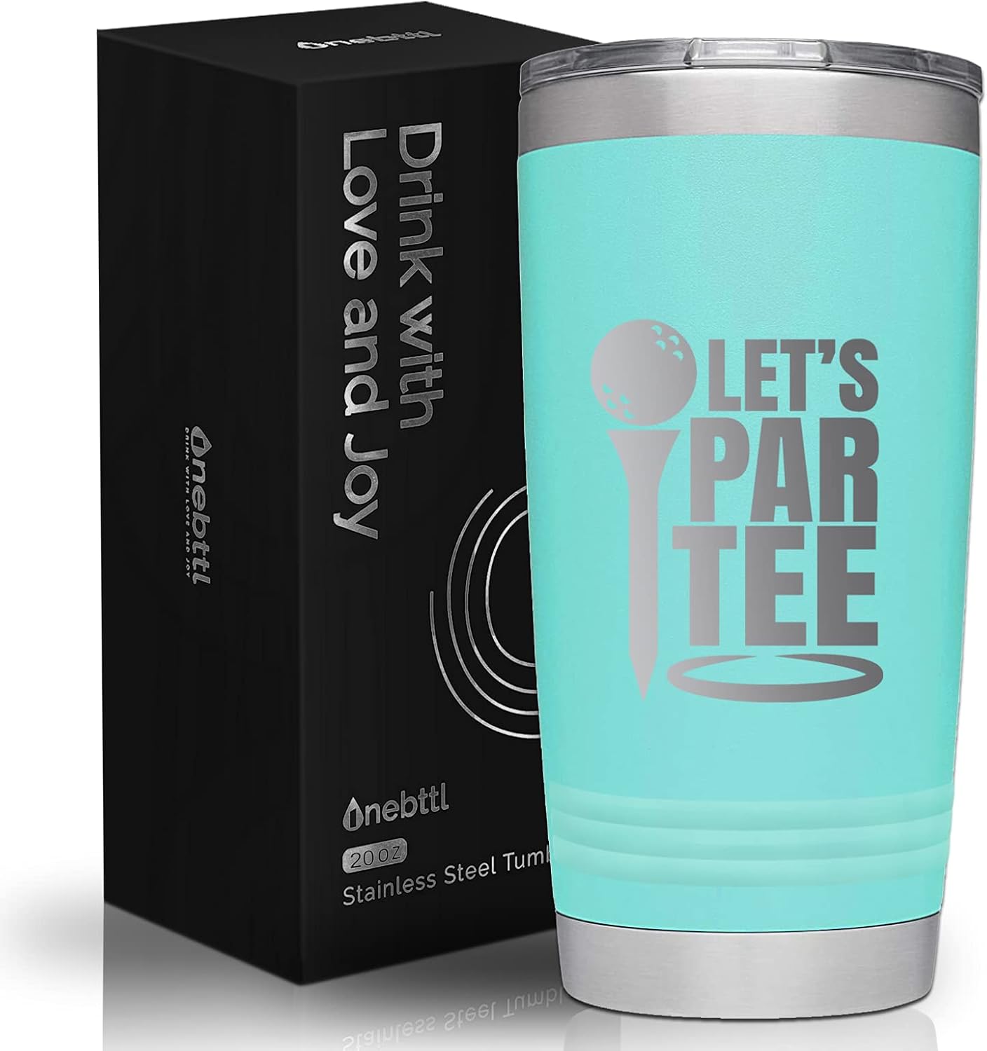 Vaso golf 20oz verde azulado Let's Partee