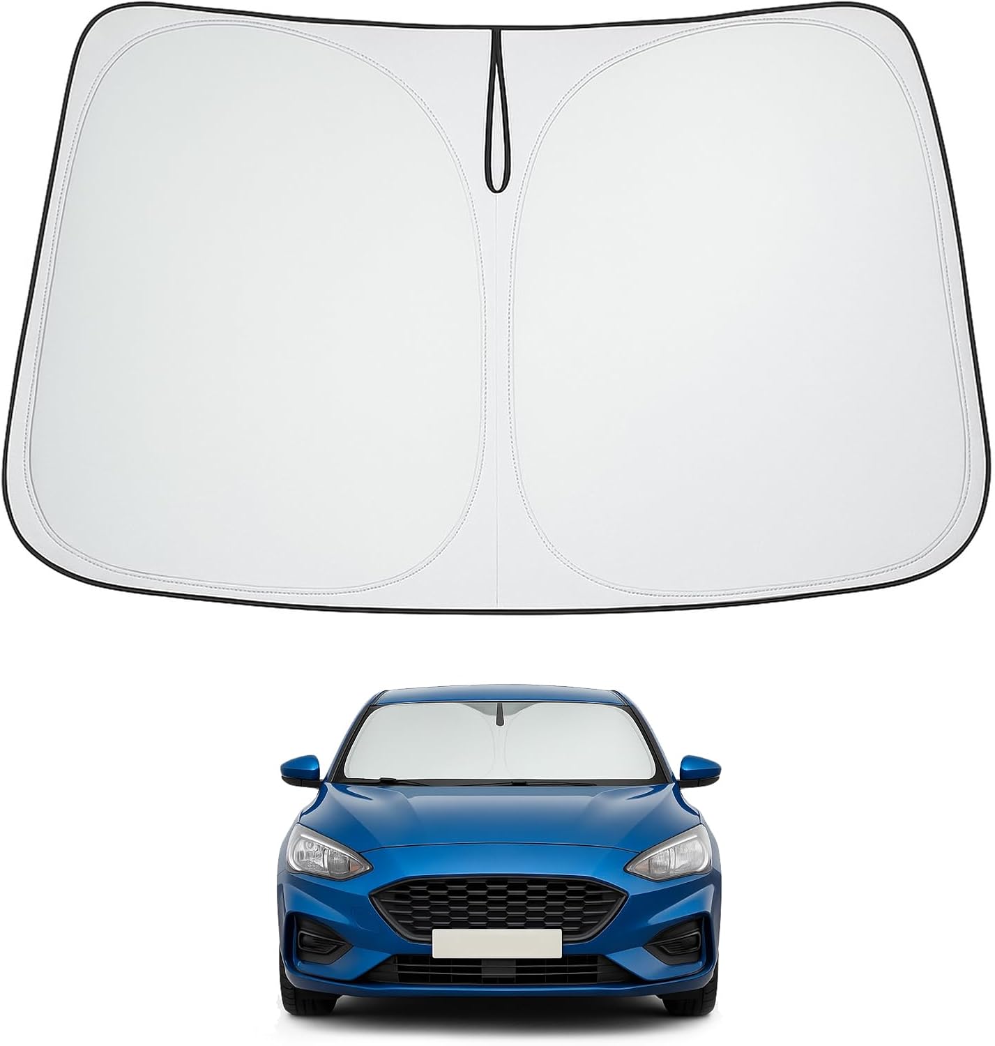 Parasol plegable Ford Focus 4 capas bloquea UV