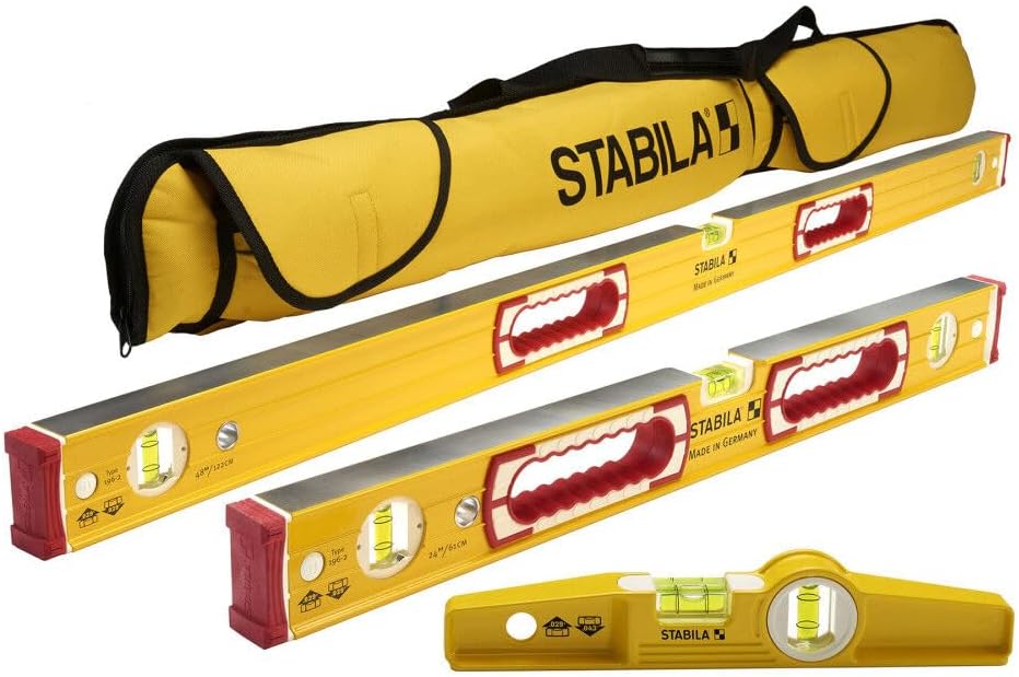Set 3 Niveles Stabila con Estuche