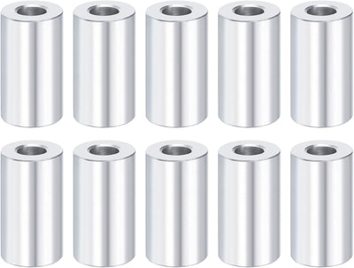 Espaciador aluminio 1/2x1x7/16 pulg sin roscar