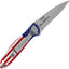 Cuchillo bolsillo 3 hojas acero Sandvik 14C28N mango inox