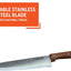 Cuchillo chef acero inox 8pulg mango madera