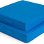 2 Cojines Asiento Exterior 22x22x3" Impermeables Azul Claro