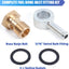 Adaptador 9/16-24 a 5/16" con púas giratorias para Holley