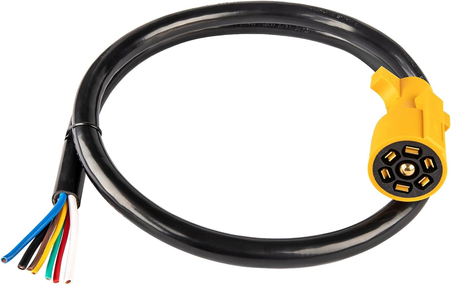 Arnés 7 pines 4ft para RV con conector 7 vías precableado