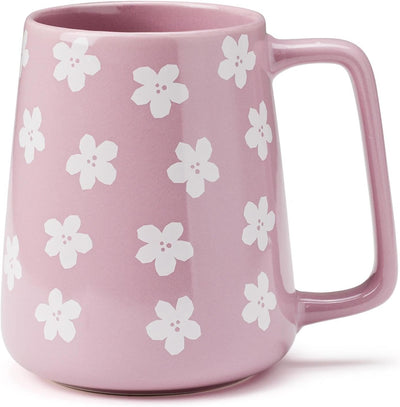Taza cerámica 24oz para café con leche té morado