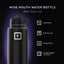Botella agua deportiva acero inox 32oz boca ancha Dark Night