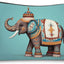 Bolsa cosméticos elefante mandala cremallera regalo mujer
