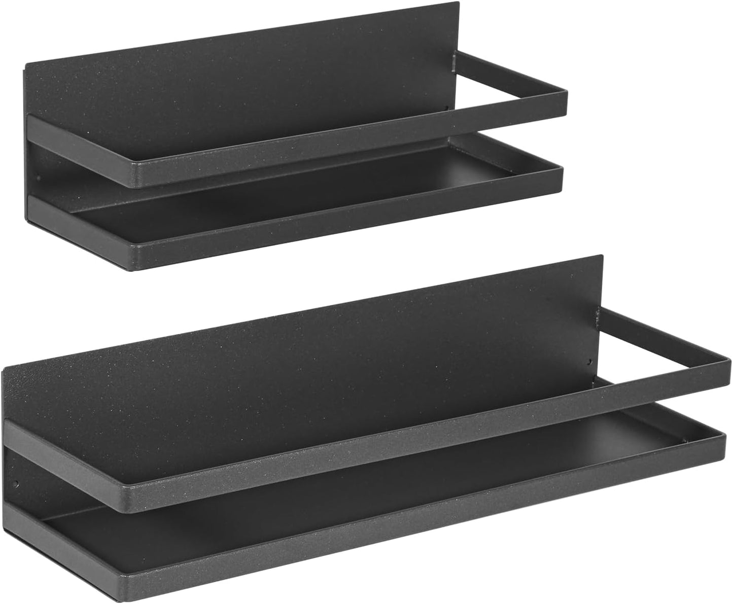 Estante magnético para especias cocina 2 pzas negro 23lb