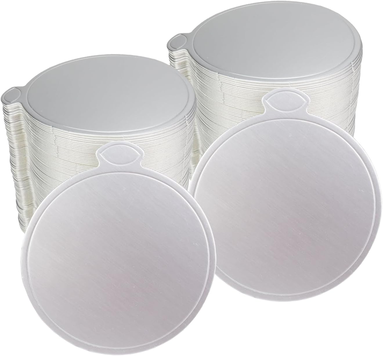 100 Tablas Tartas 3.15pulg Base Mousse Plateada Cupcakes