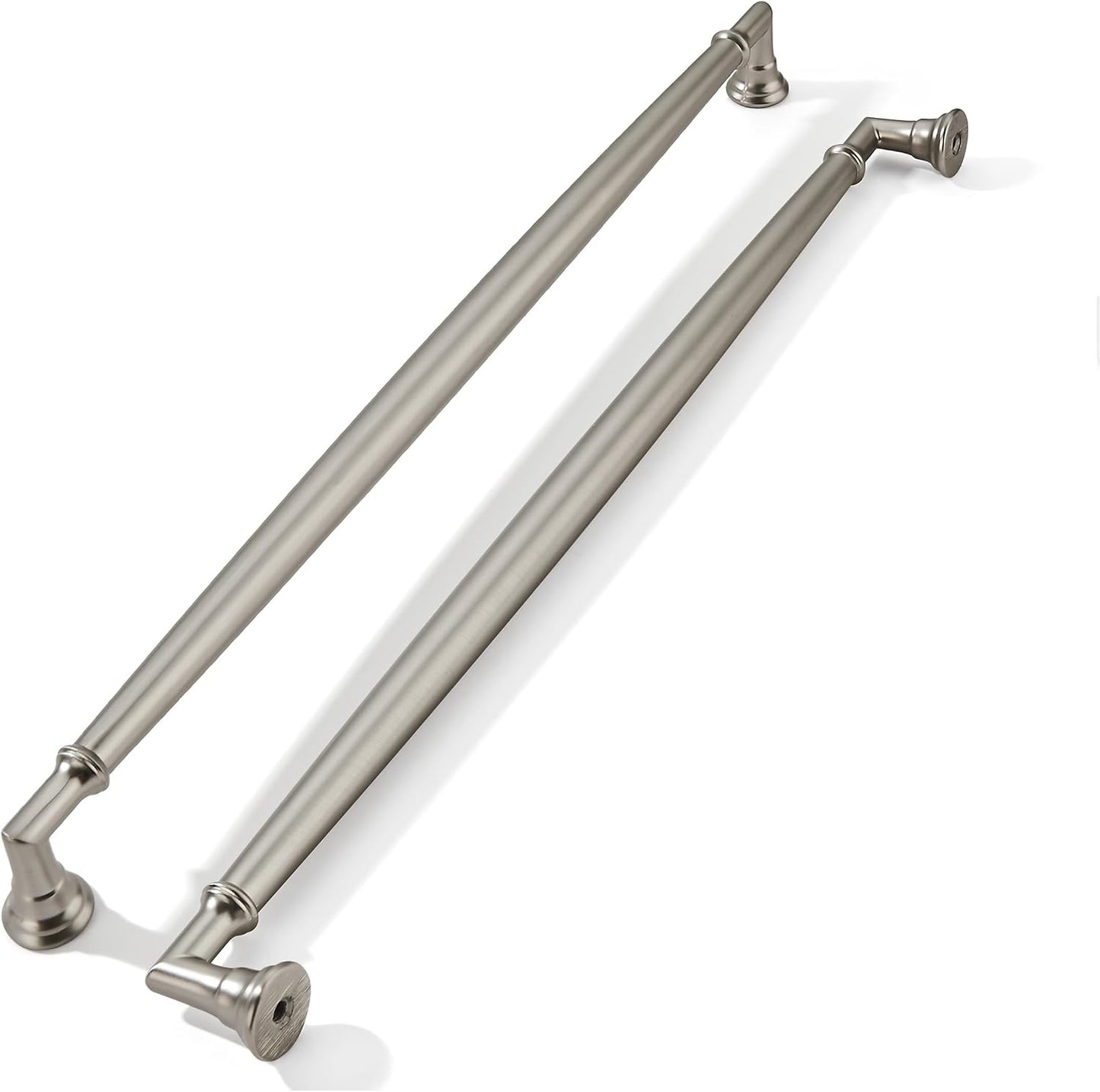 10 Manijas Níquel Satinado 10pulg para Gabinete Cocina