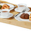 Bandeja Otomana Bambú 26x15pulg Asas para Mesa Comedor y