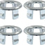 4 Anillos Rebosadero Redondo para Fregadero Baño y Cocina
