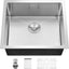 Fregadero cocina bajo encimera 21x18pulg acero inox calibre