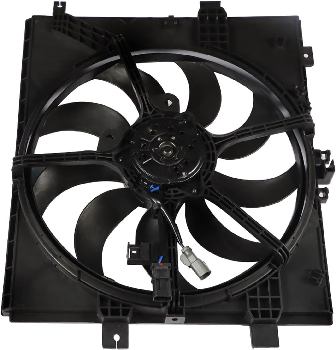 Repuesto kit ventilador motor Nissan Versa 12-19 negro