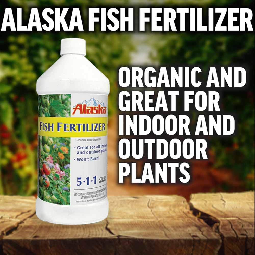 Fertilizante emulsión pescado 5-1-1 1qt Blanco