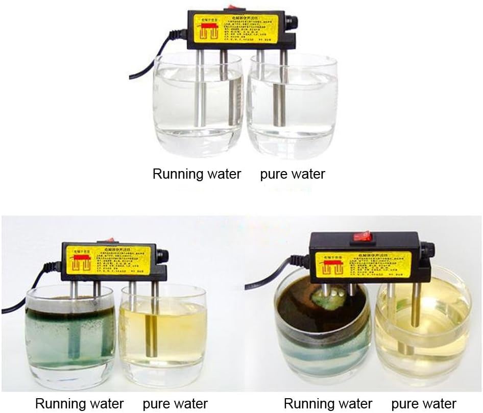 Prueba calidad agua electrolizador barra hierro hogar TDS