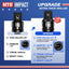 Adaptador enchufe impacto 3/4" a 1" acero cromo molibdeno