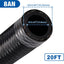 Kit manguera combustible 8AN 20ft CPE negro