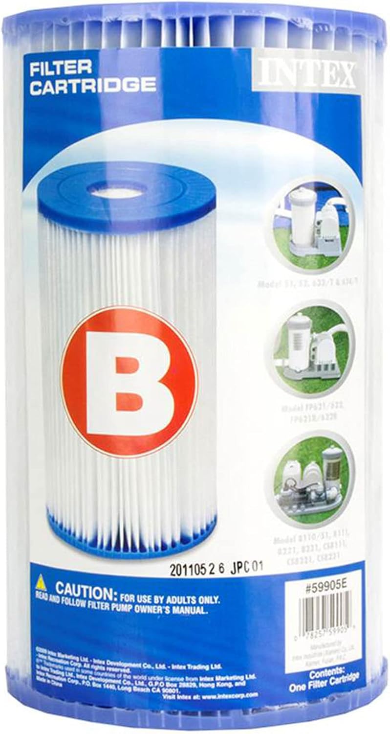 Cartucho filtro piscina tipo B pack 6