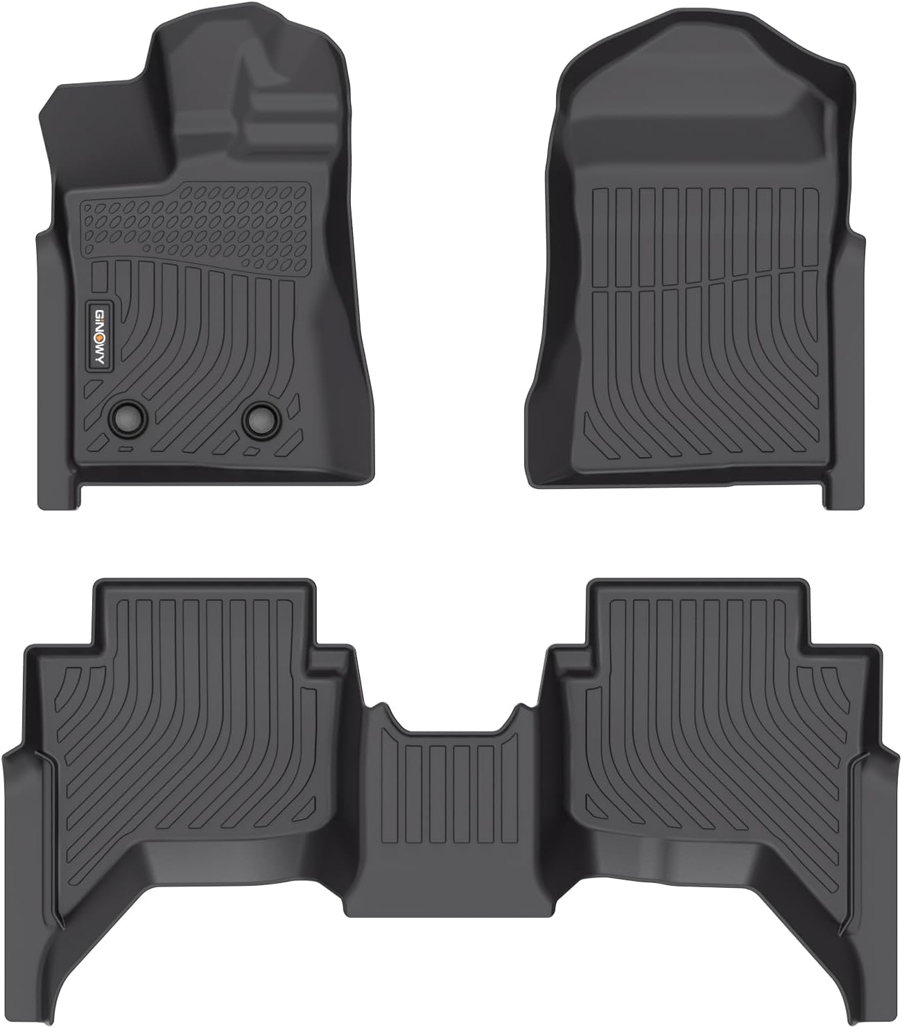 Alfombrillas piso Ford Ranger 2024-25 TPE antiderrap