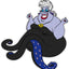 Adhesivo Little Mermaid Ursula 4x4