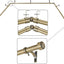 Barras cortinas ventana salediza bronce antiguo 32-86"