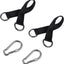 Set 2 correas hamaca 9.84" con ganchos mosquetón seguridad