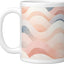 Taza Cerámica Pastel Arte Abstracto Inspirado Playa