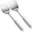 Set espátulas acero inox 13.5pulg resistentes al calor
